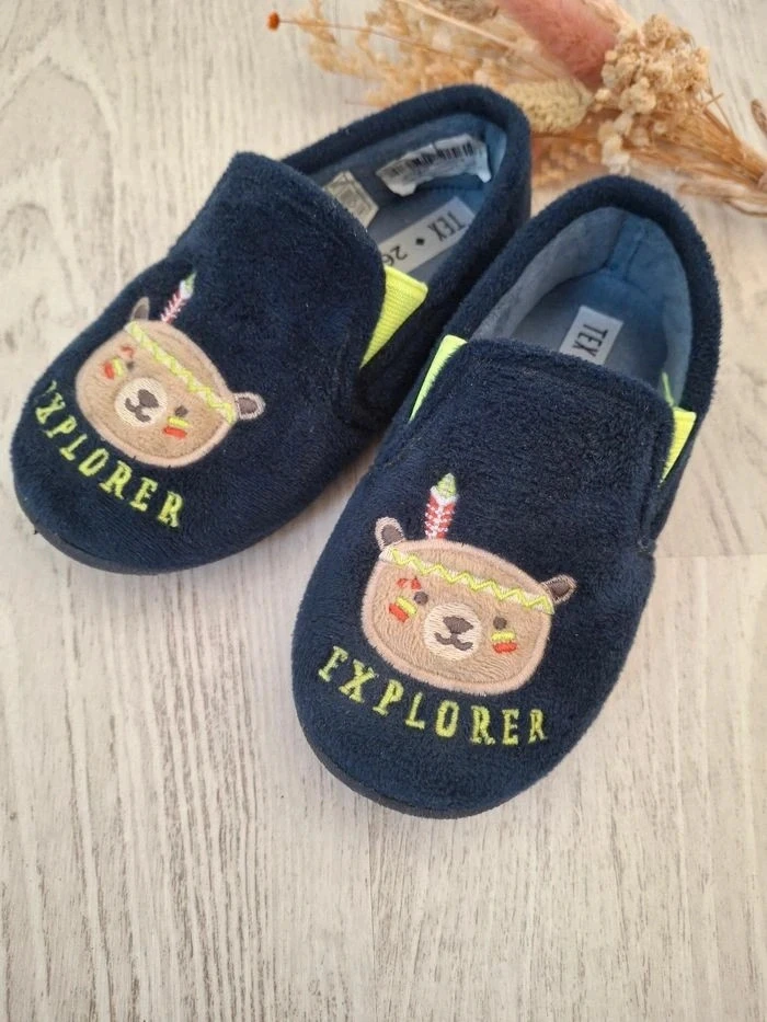 Zapatos/pantuflas para niño Explorer azul marino Tex - T26 – photo 2